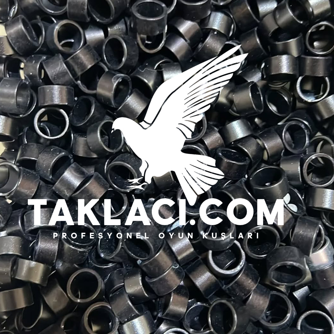Alüminyum Güvercin Bilezikleri Şahsi Metal Oyun Kuşları Markaları - 50 Adet