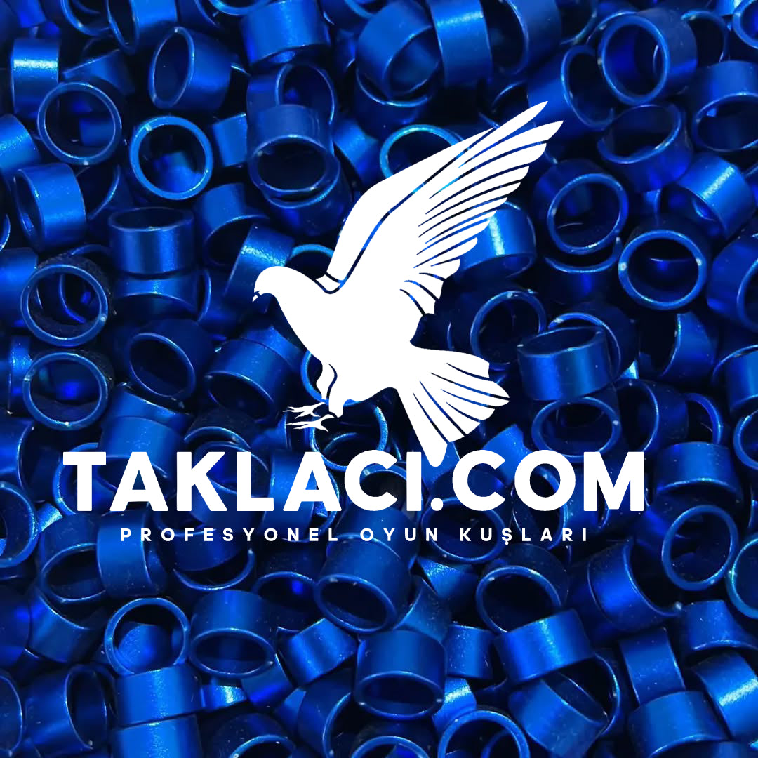 Alüminyum Güvercin Bilezikleri Şahsi Metal Oyun Kuşları Markaları - 50 Adet